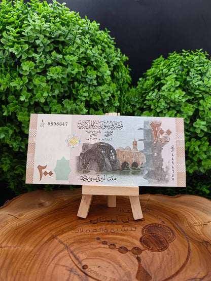 3 Syrian banknotes 2021 ( Last 3 matching digits )