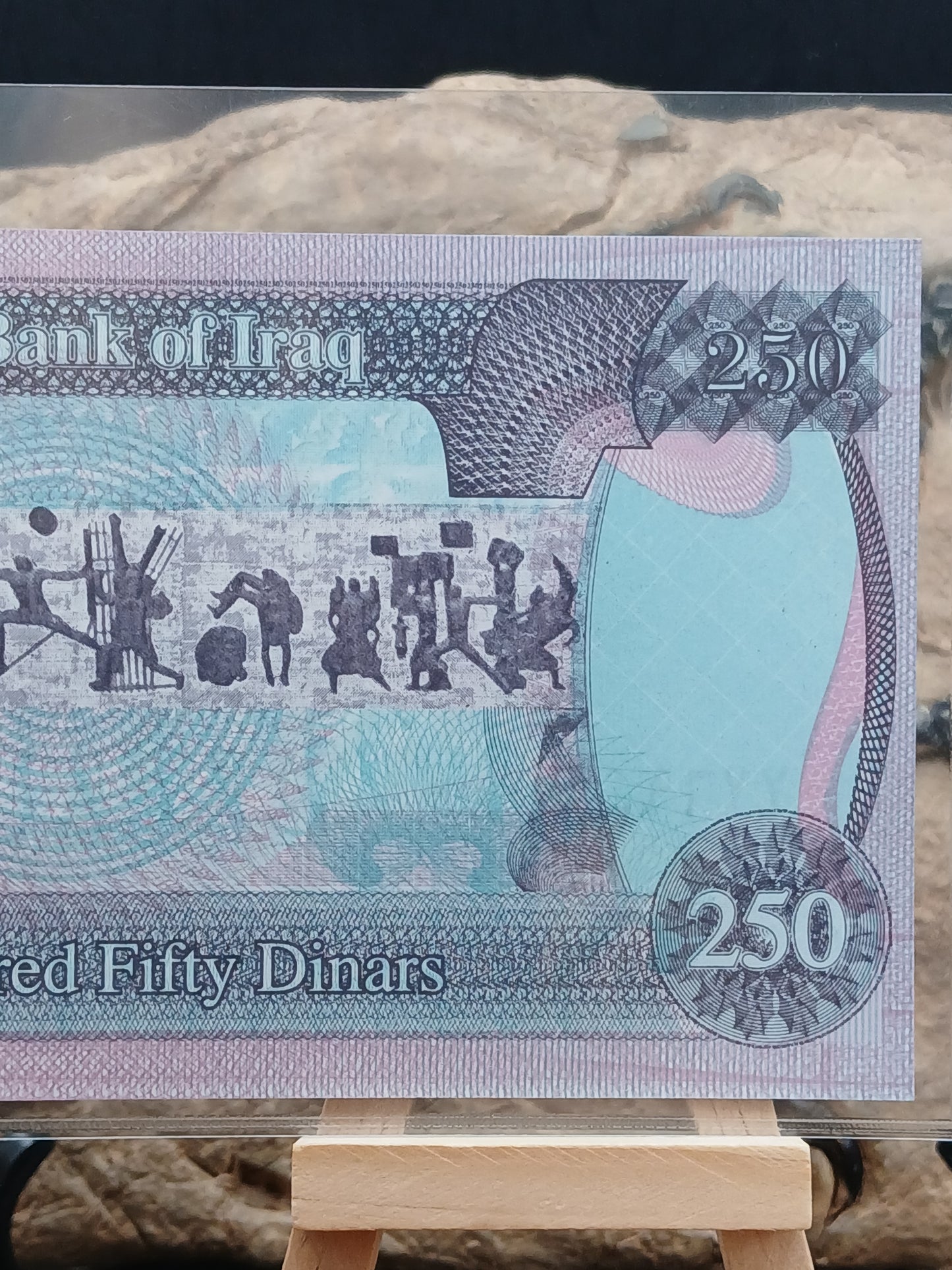 250 dinars . Iraq . 1995