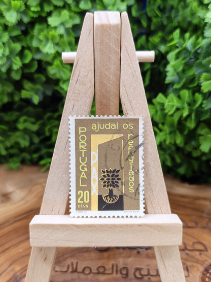 Collection of 65 mixed foreign postage stamps from different countries around the world.