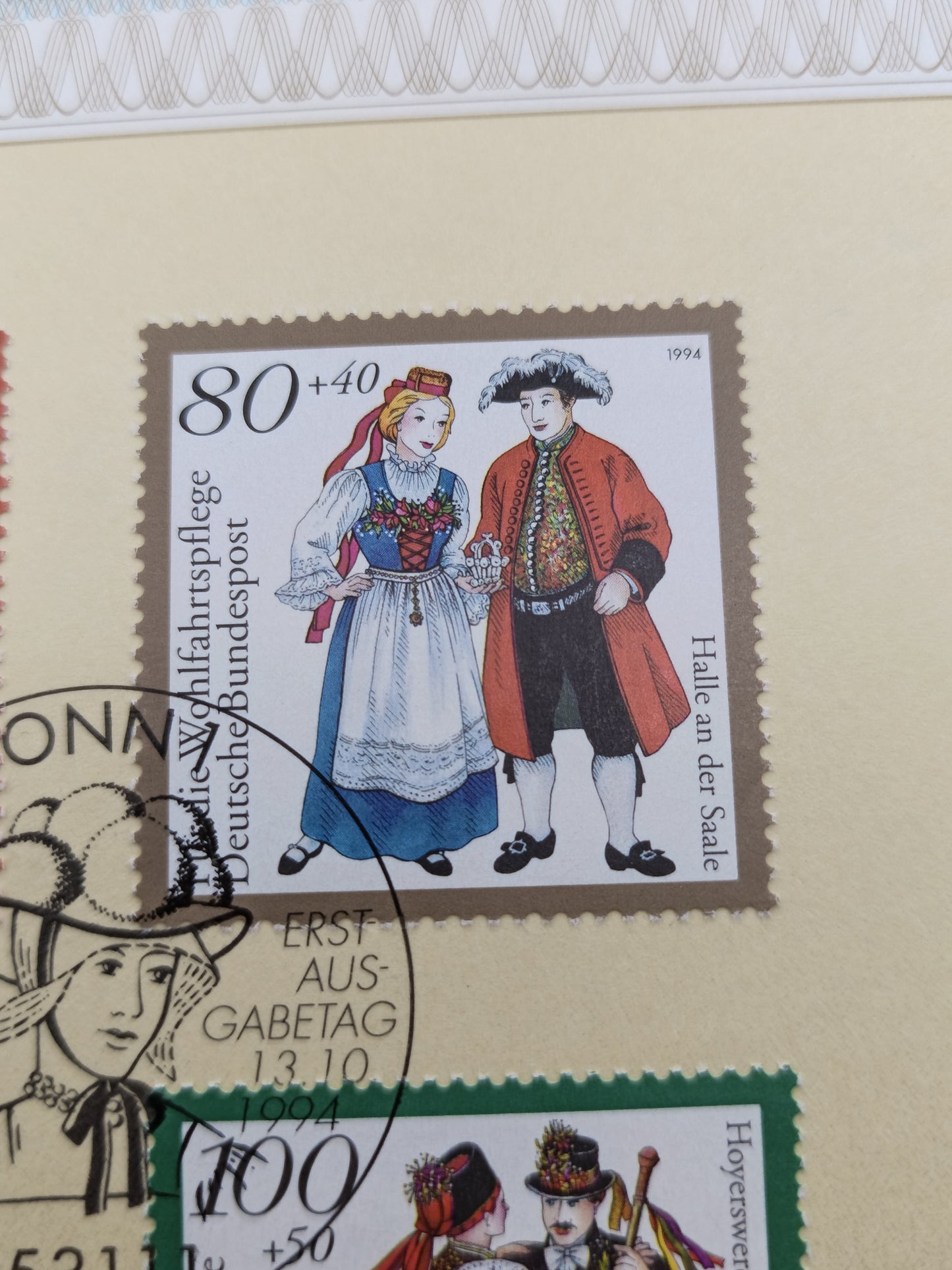 Traditional Attire: 1994 Welfare Welfare Stamps