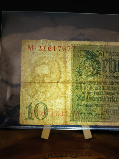10 Reichsmark . Germany.  1924