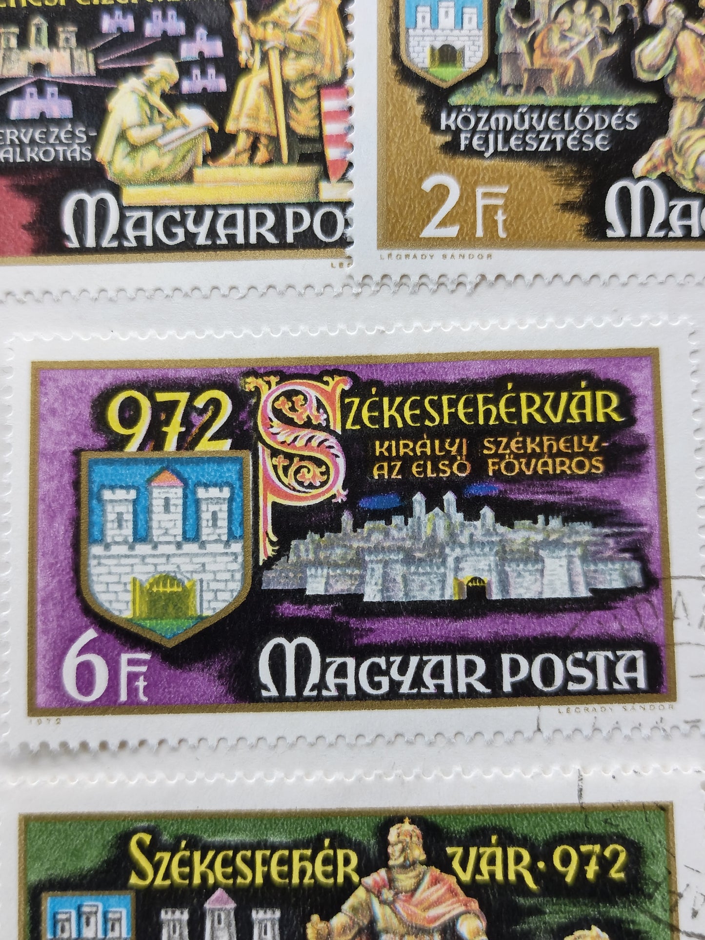 1972 Hungary Millennium of Székesfehérvár Stamp Set
