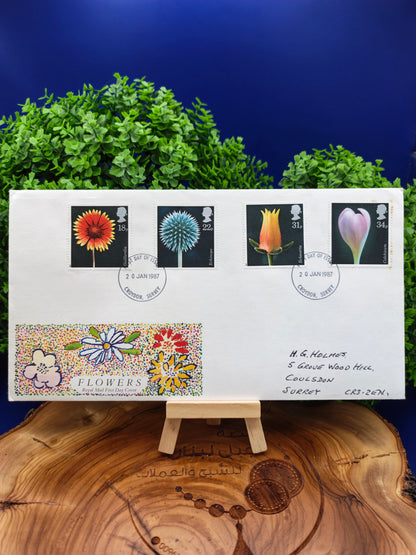British Royal Mail Collection: 1987 First Day Cover Postmarked in Croydon