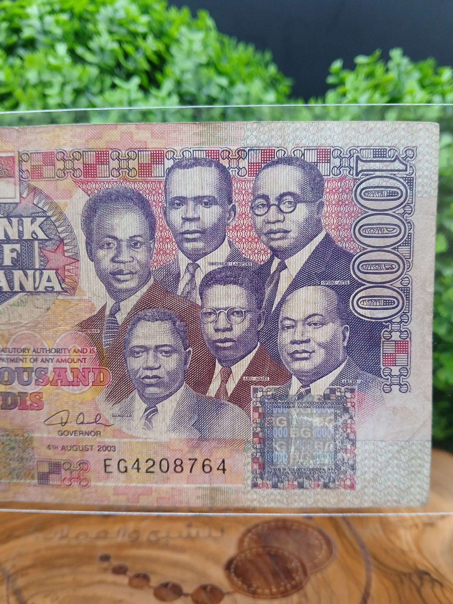 10000 cedis. Ghana 2003