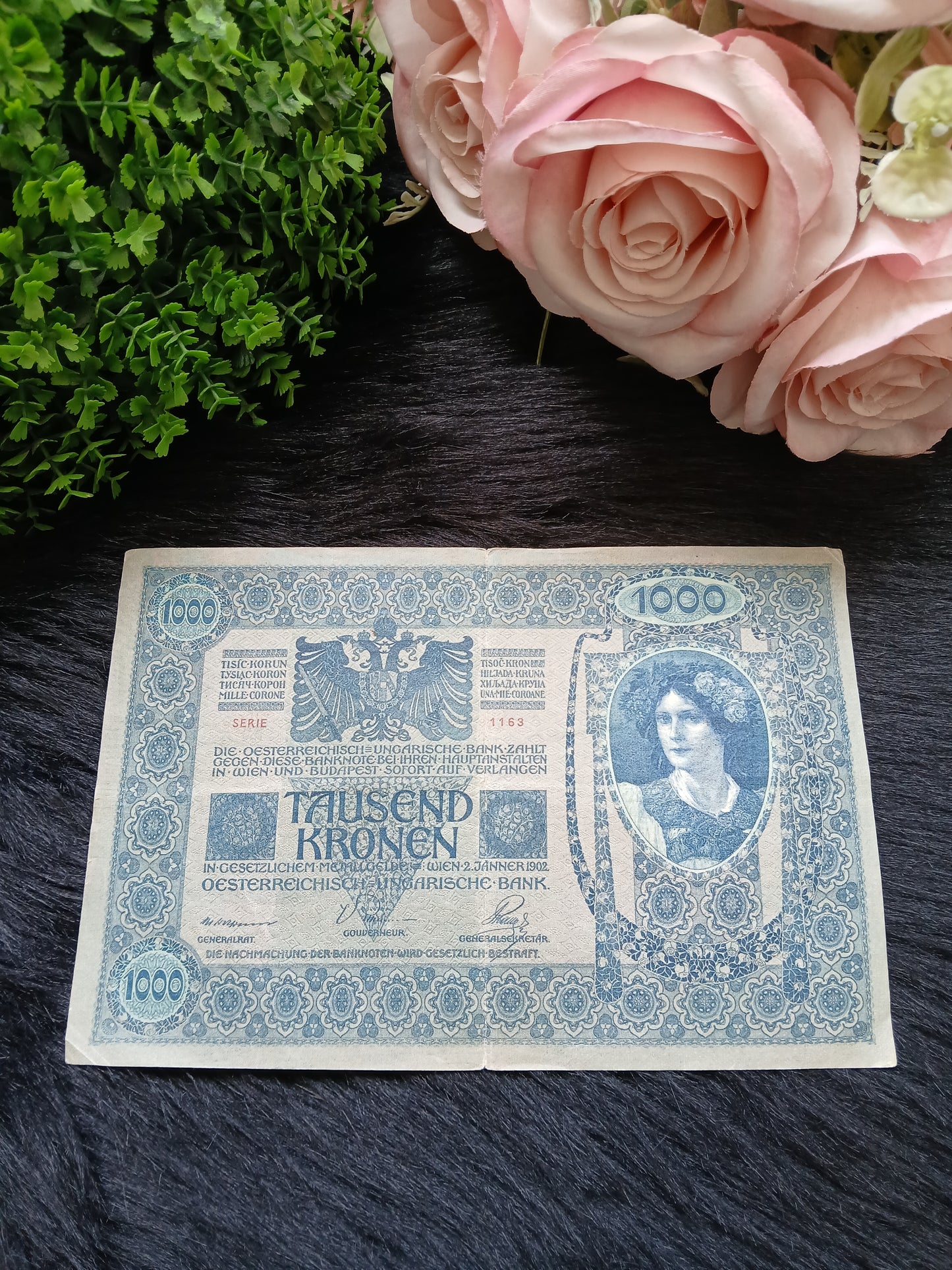 1000 kronen . Austro-Hungarian . 1902