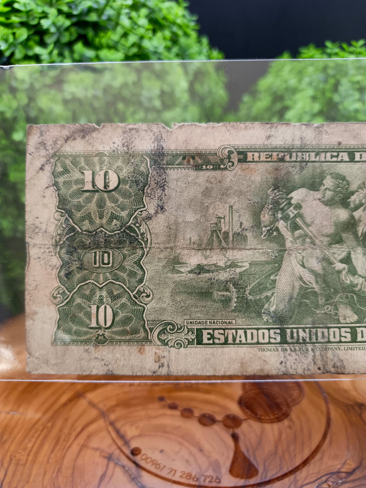 10 Cruzeiros . Brazil.  1948 - 1967