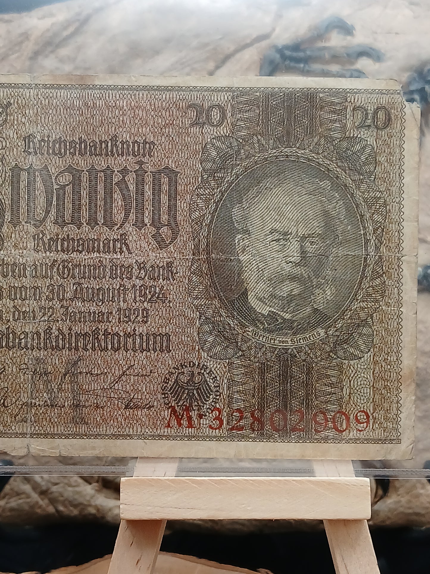 20 Reichsmark . Germany .  1924