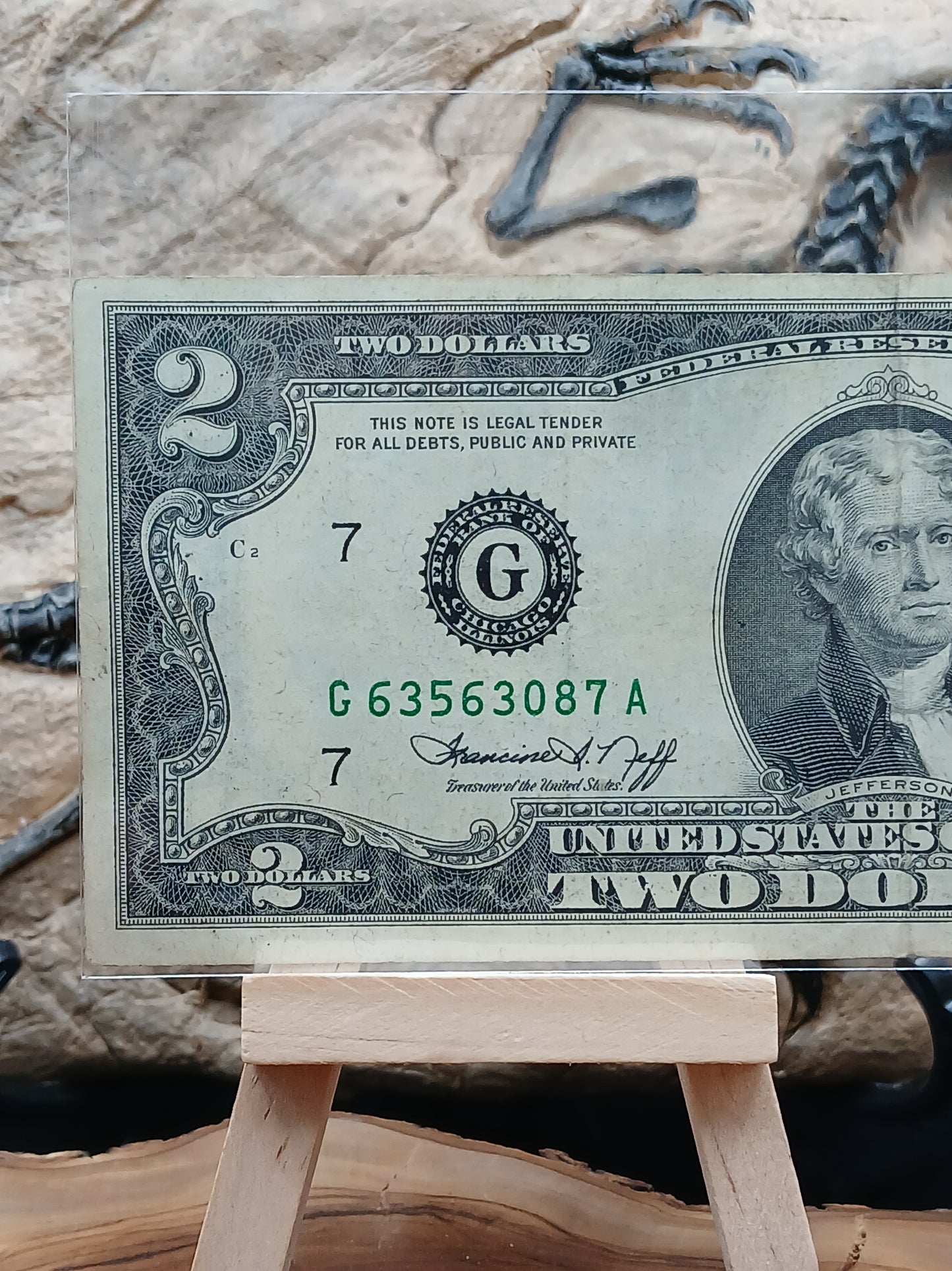 2  American dollars . 1976