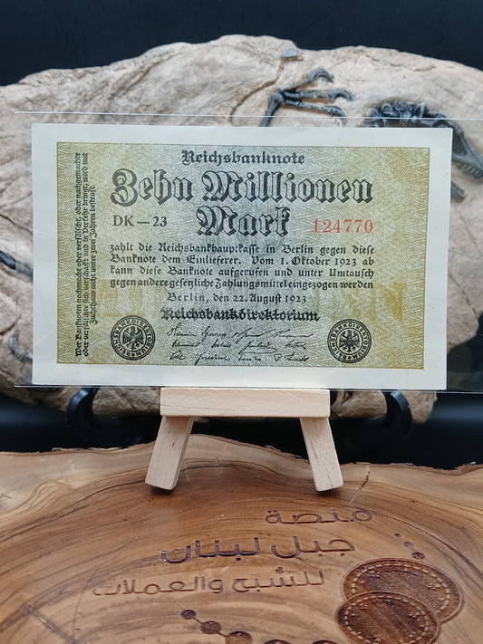 10 Million Mark . Germany.  1923