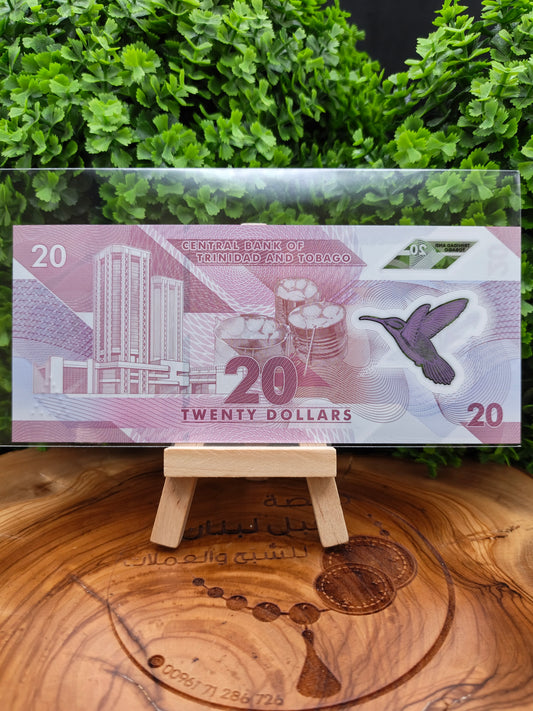20 dollars . Trinidad and Tobago . 2020
