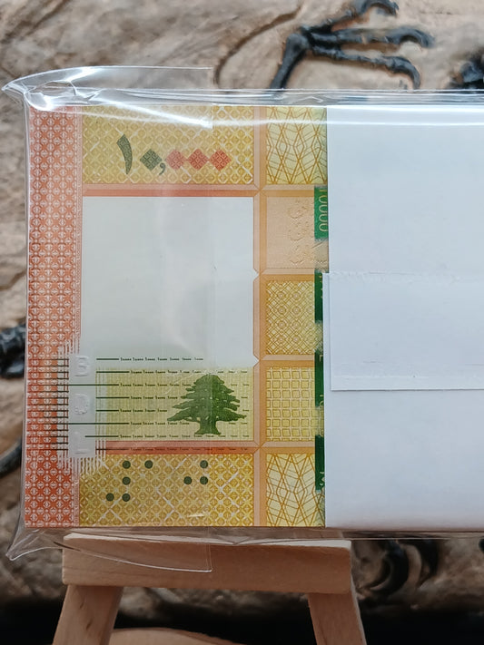 10,000 lira bundle . Lebanon . 2014
