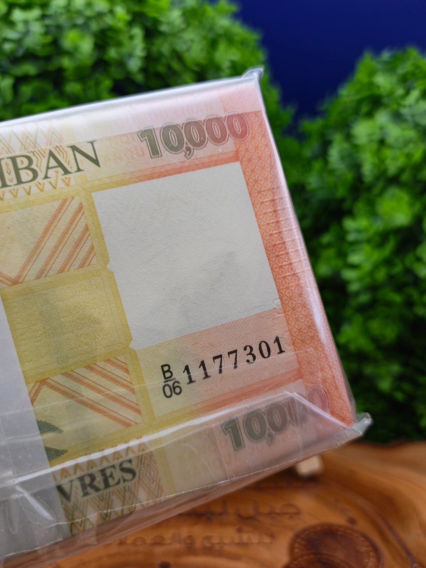10000 lira bundle. lebanon . 2014